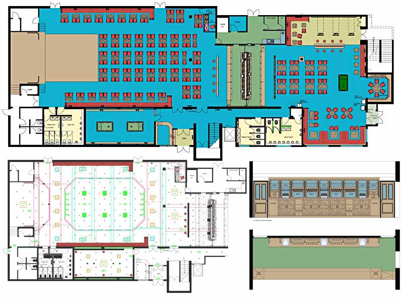 Ease&Co 2D visualization floor plan and elevations